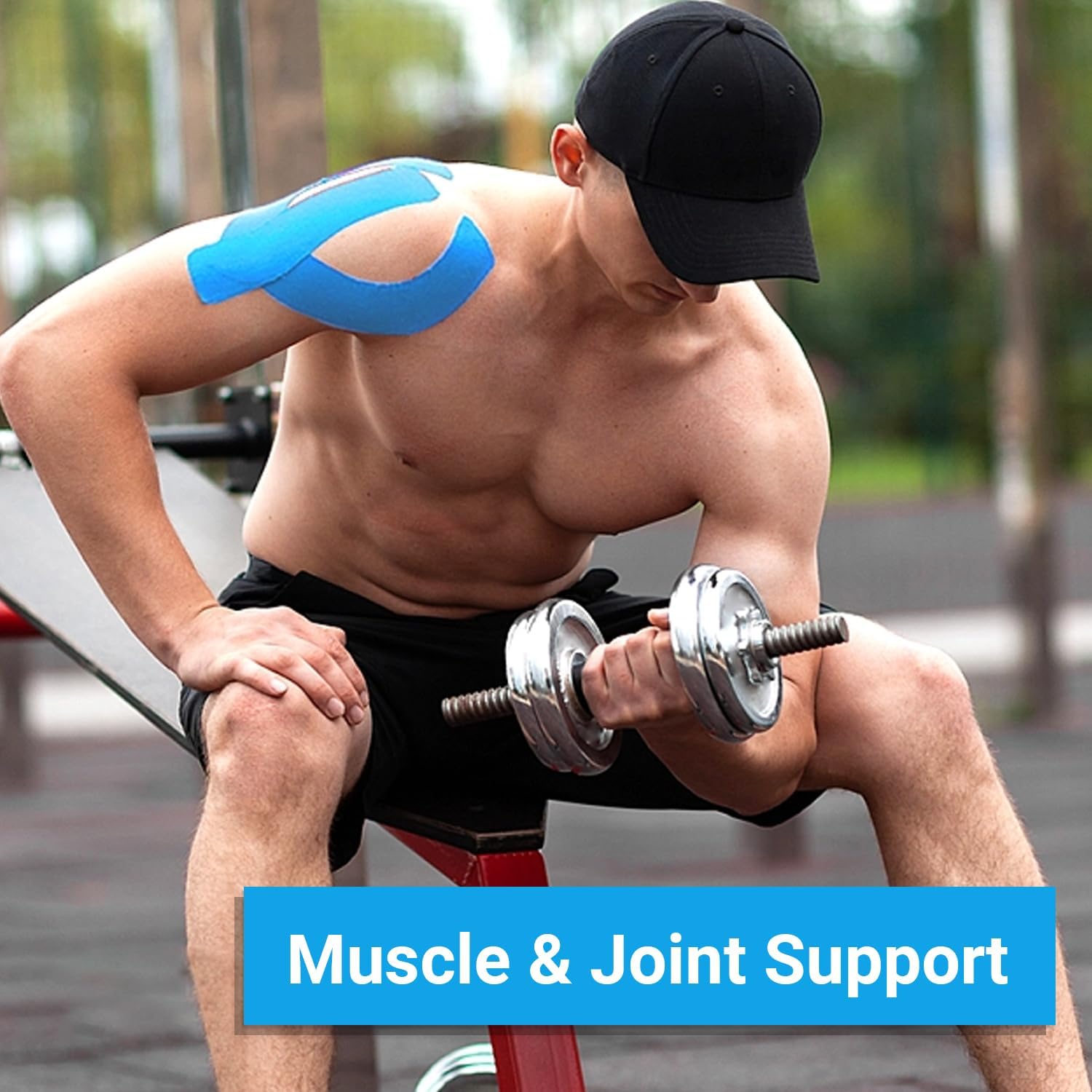 Thumbnail 1 de 3 Rollen Kinesiologie Tape – Profi Physio Tape Set 5m x 5cm, wasserfest und hautfreundlich