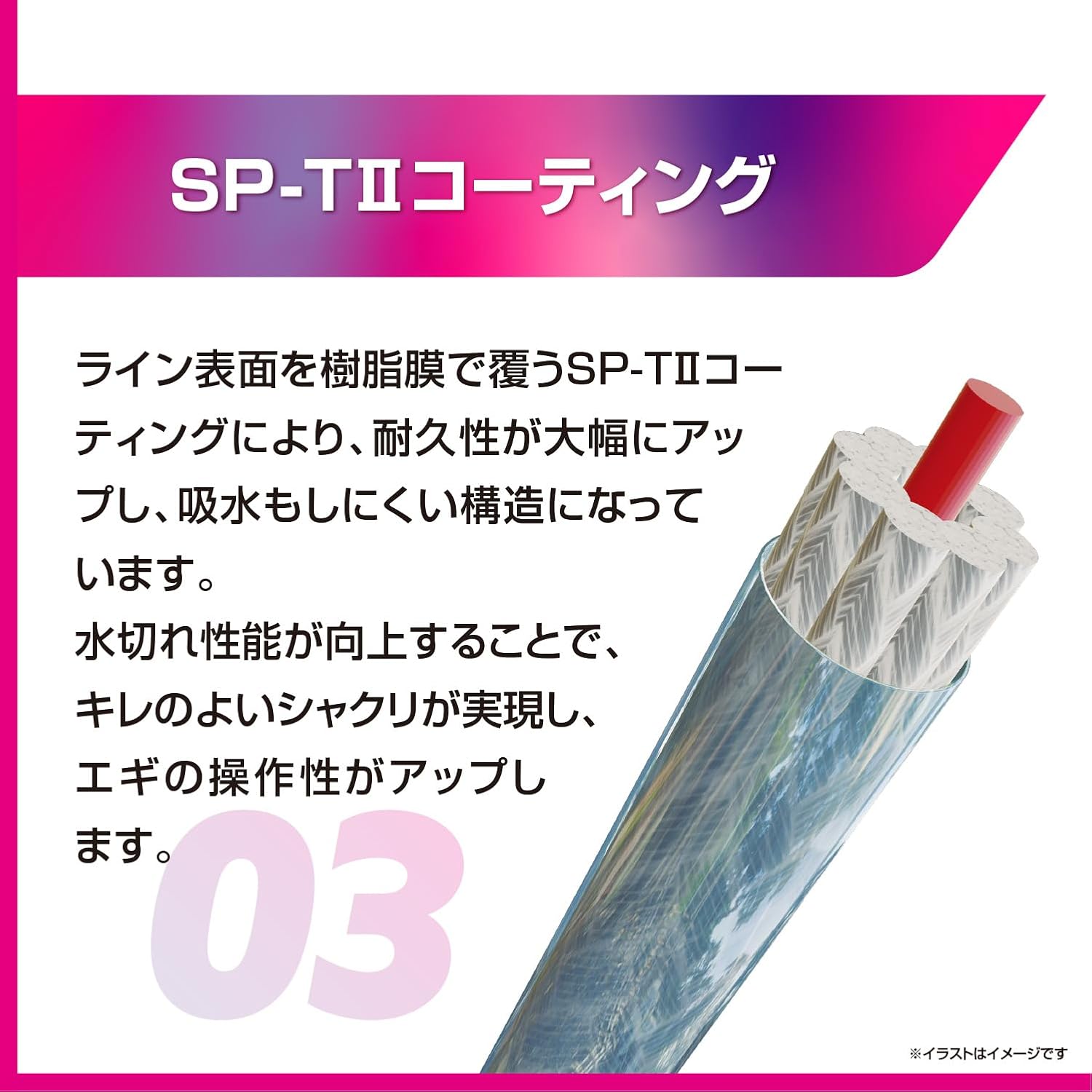 Detalle de VARIVAS アバニ エギング マックスパワーPE X9 0.6号 150m巻き 9本撚りマーキングライン