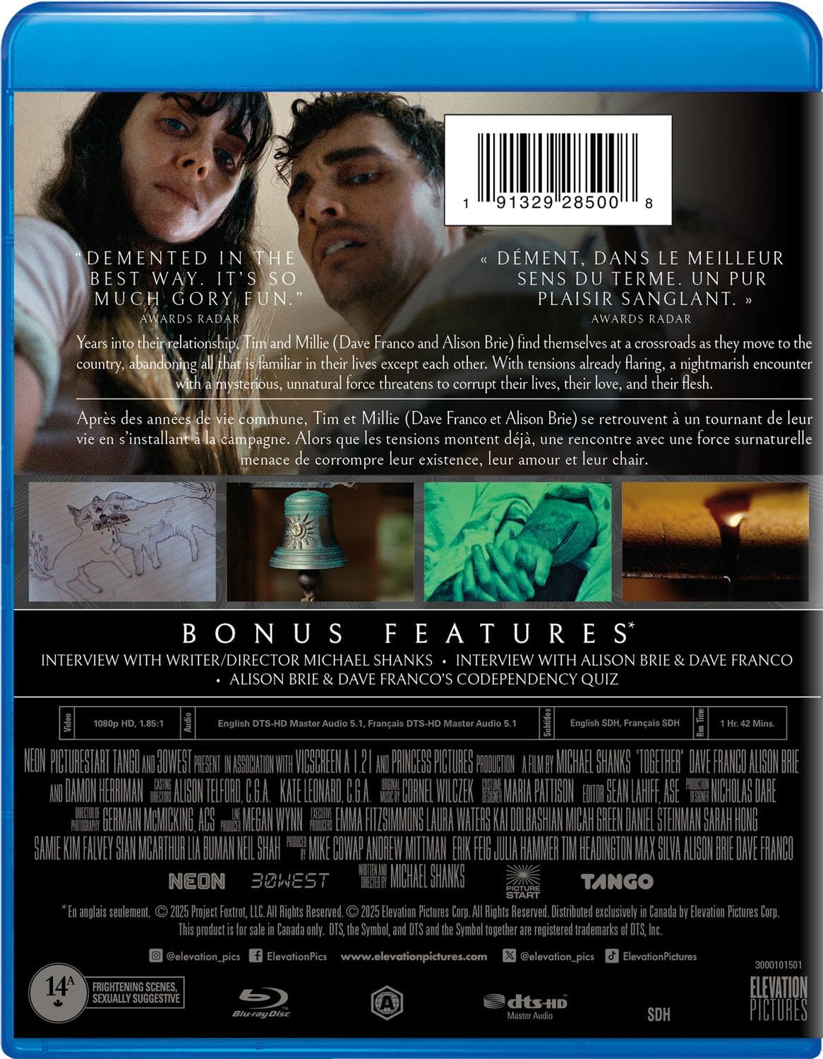 Thumbnail 2 de Together (Bilingual) Blu-ray Horror Film with Featurettes