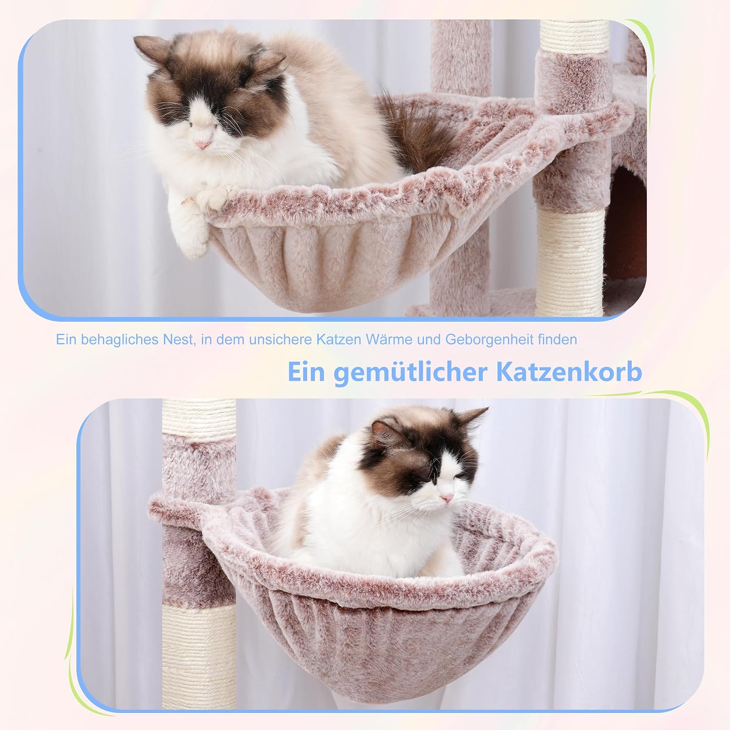 Thumbnail 6 de Hey-brother Arbre Ă chat XXL 180 cm pour grands chats đ±