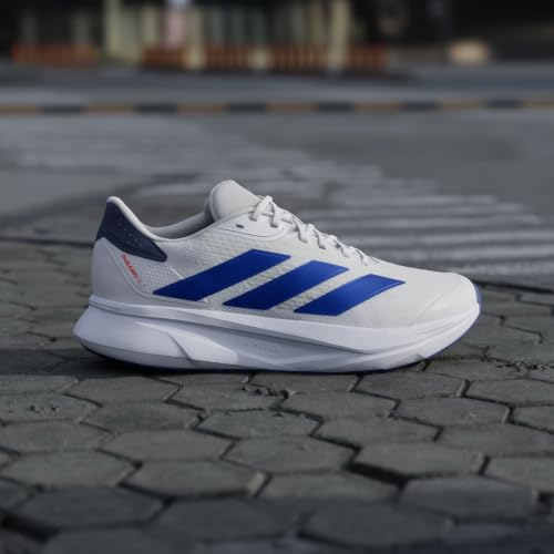 Detalle de Adidas Uomo Duramo SL 2 Running Shoes – Cloud White/Lucid Blue/Dark Blue, 38 EU