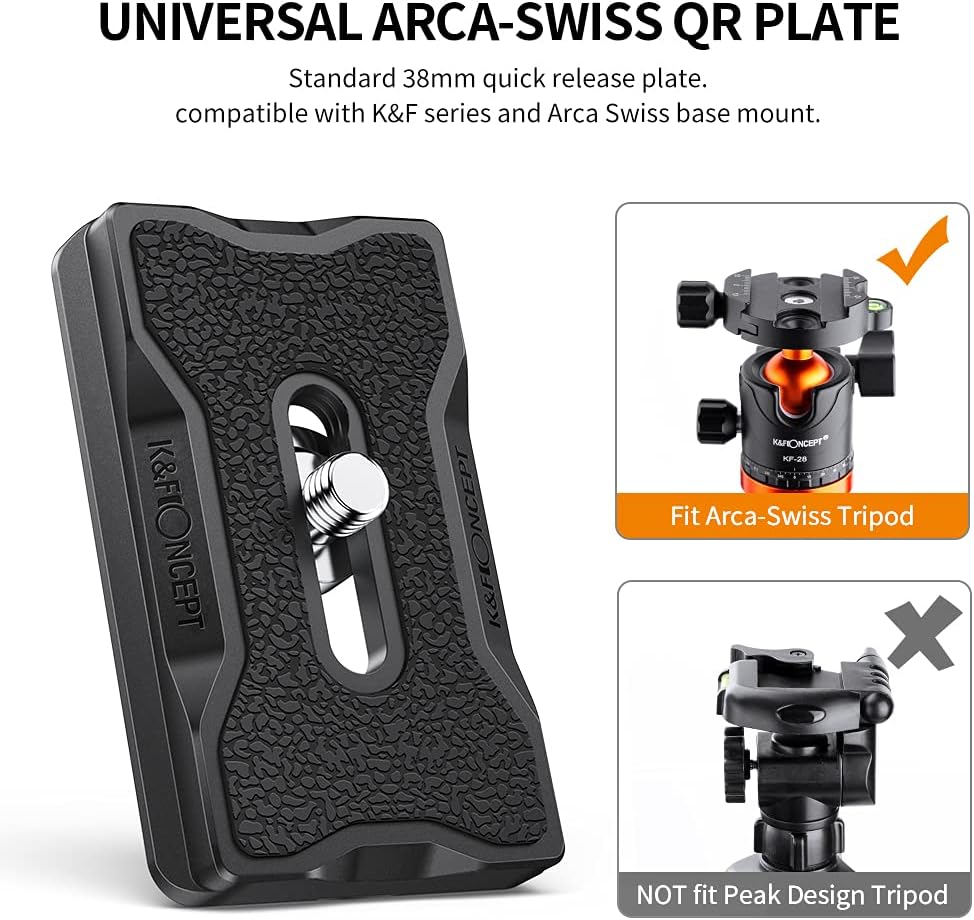 Thumbnail 3 de K&F CONCEPT KF31.031 Piastra Arca 60x38 mm 27 g