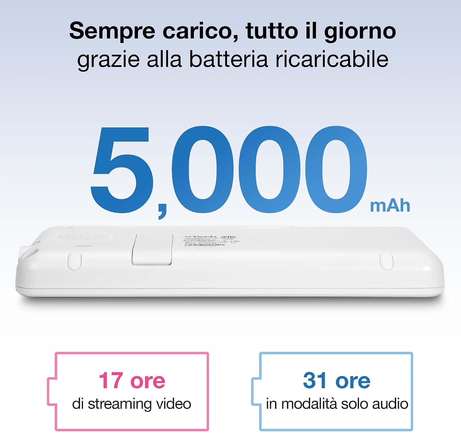 Detalle 2 de VTech VM924-2 baby monitor 2 telecamere 5" LCD 👶