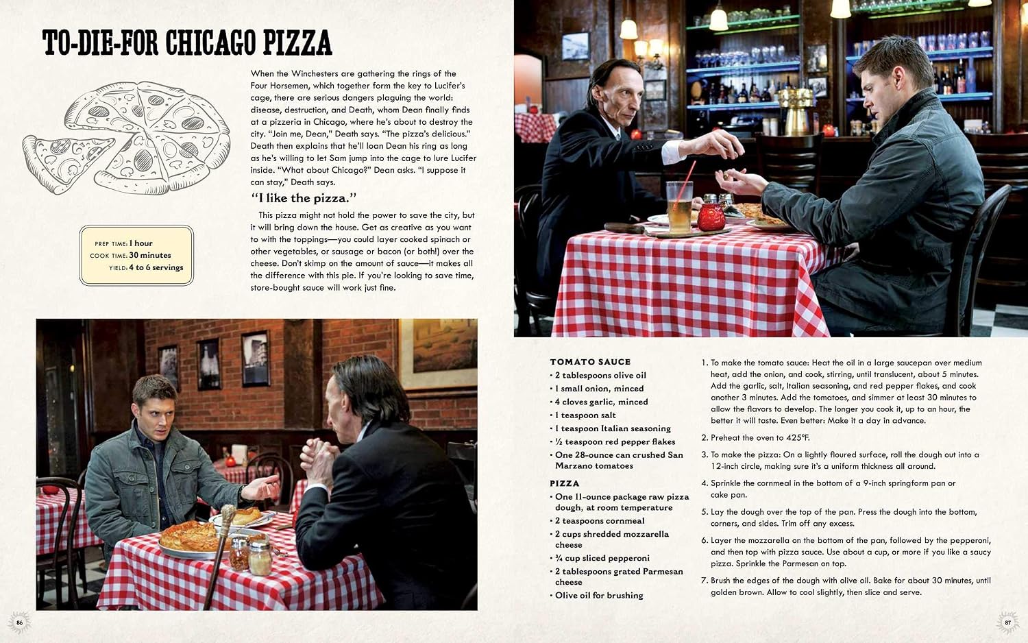 Detalle de Supernatural Official Cookbook HC: kookboek met burgers, pies en andere hapjes
