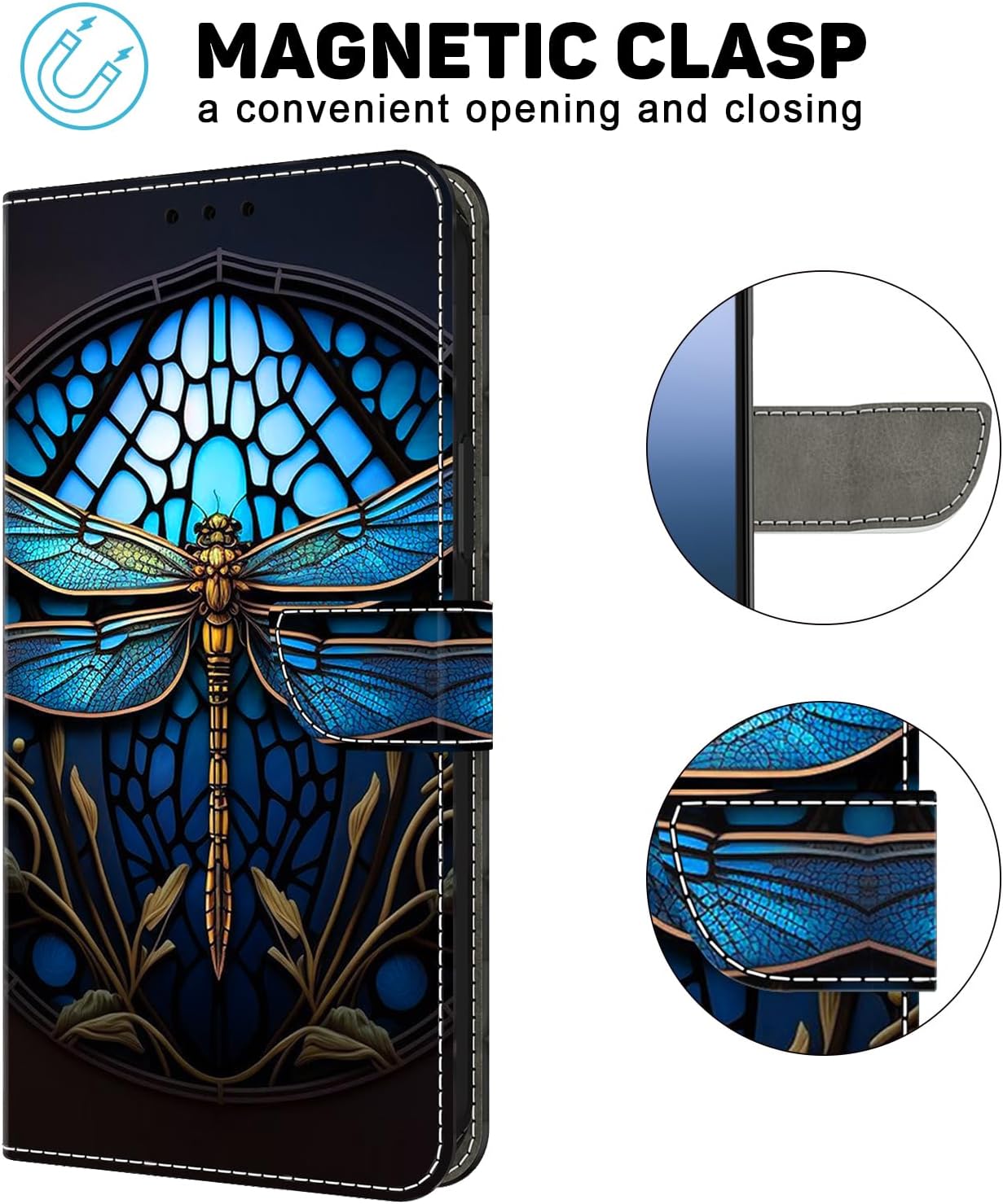 Thumbnail 5 de BOLELAW Wallet Case für Samsung Galaxy A26/A17 – stoßfestes PU-Leder mit Magnetverschluss & Standfunktion