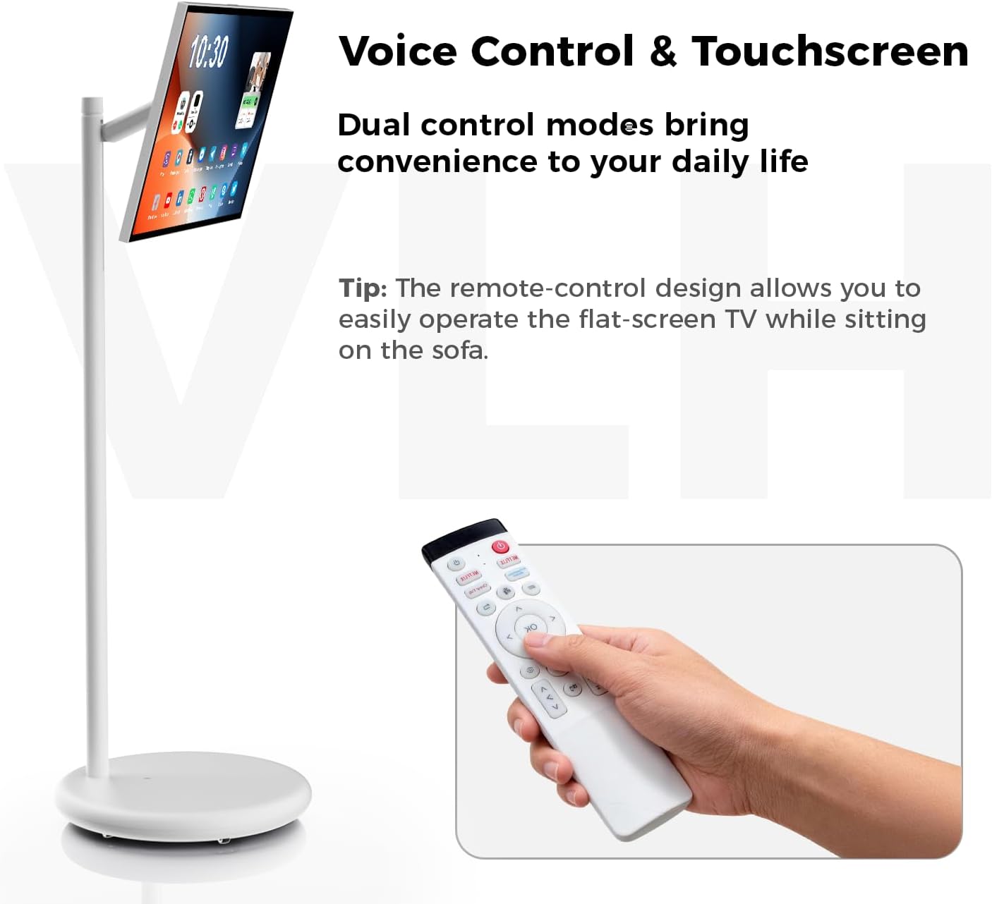 Thumbnail 5 de VLH 27" FHD Touch Screen Rolling TV: Portable Android TV with 13MP Camera and All‑Day Battery