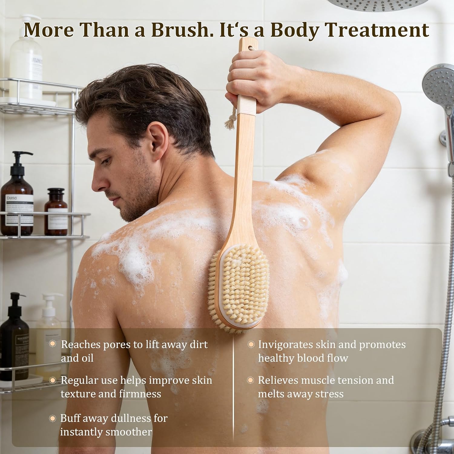 Thumbnail 1 de Back Scrubber 43cm Long Handle