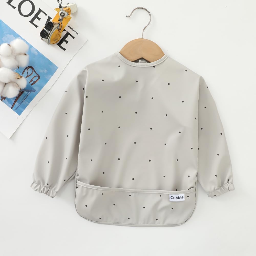 Thumbnail 2 de Cubble Waterproof Coverall Baby Feeding Bibs – Adjustable, Long-Sleeve Bib for Mealtimes and Messy Play