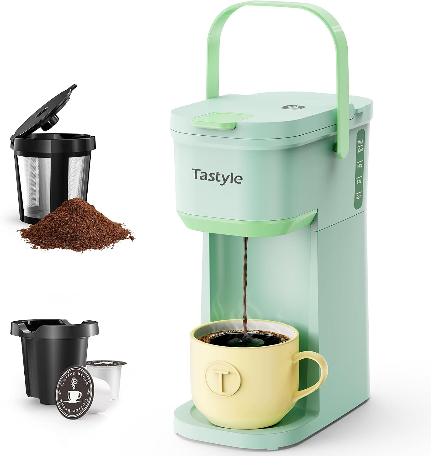 Detalle de Tastyle One Cup Coffee Maker Oasis