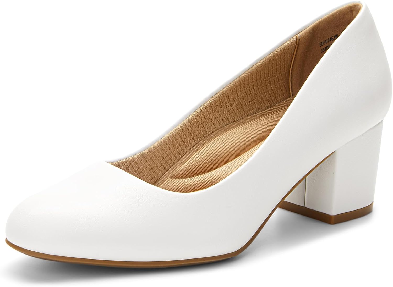 Detalle de DREAM PAIRS Escarpins femme confortables à talon épais et bout carré