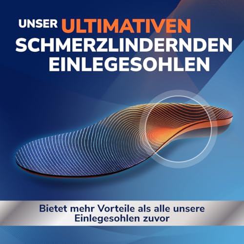 Detalle de Dr. Scholl’s Advanced Einlegesohlen für Damen und Herren, EU 43,5–44
