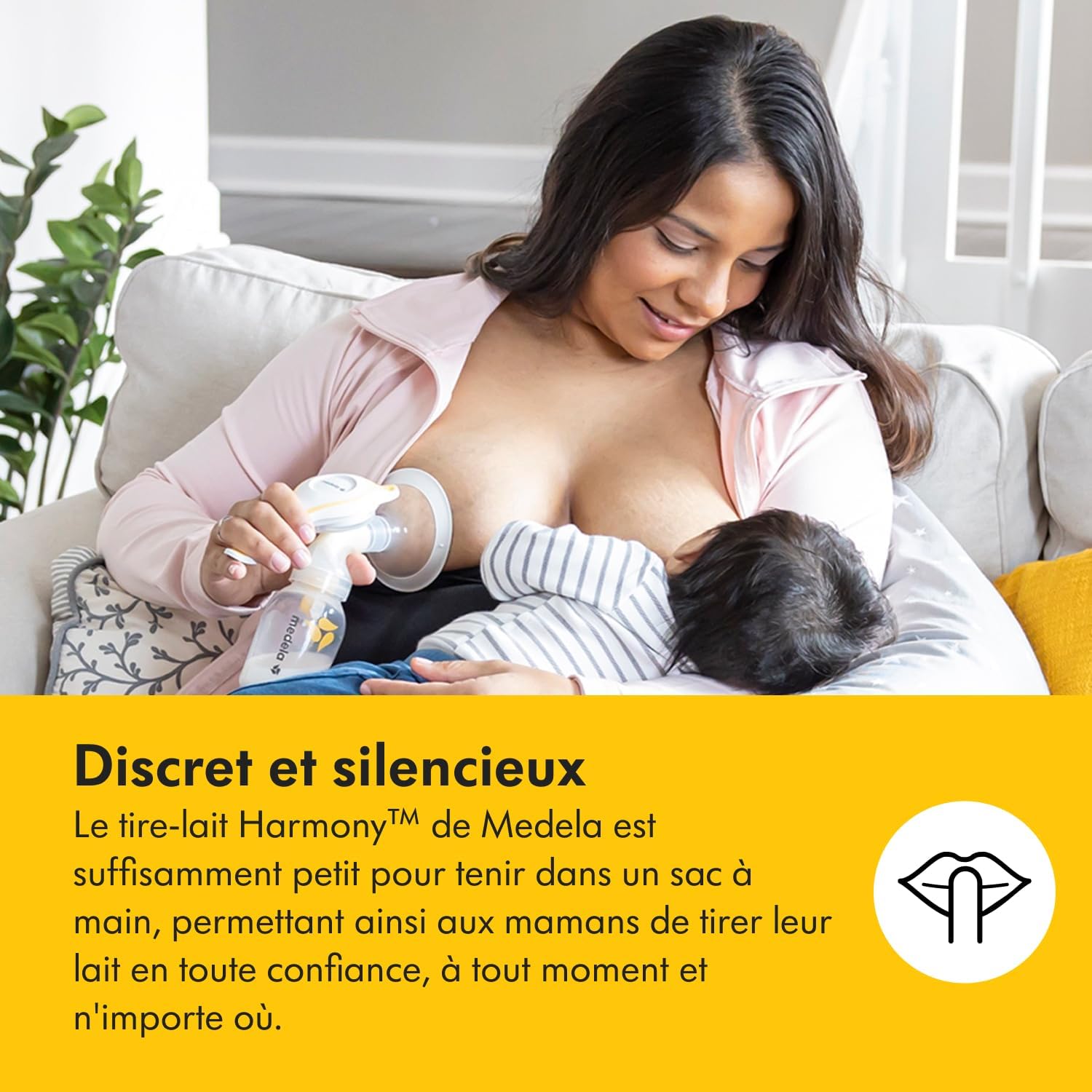 Detalle 2 de Medela Harmony tire-lait manuel 24 mm