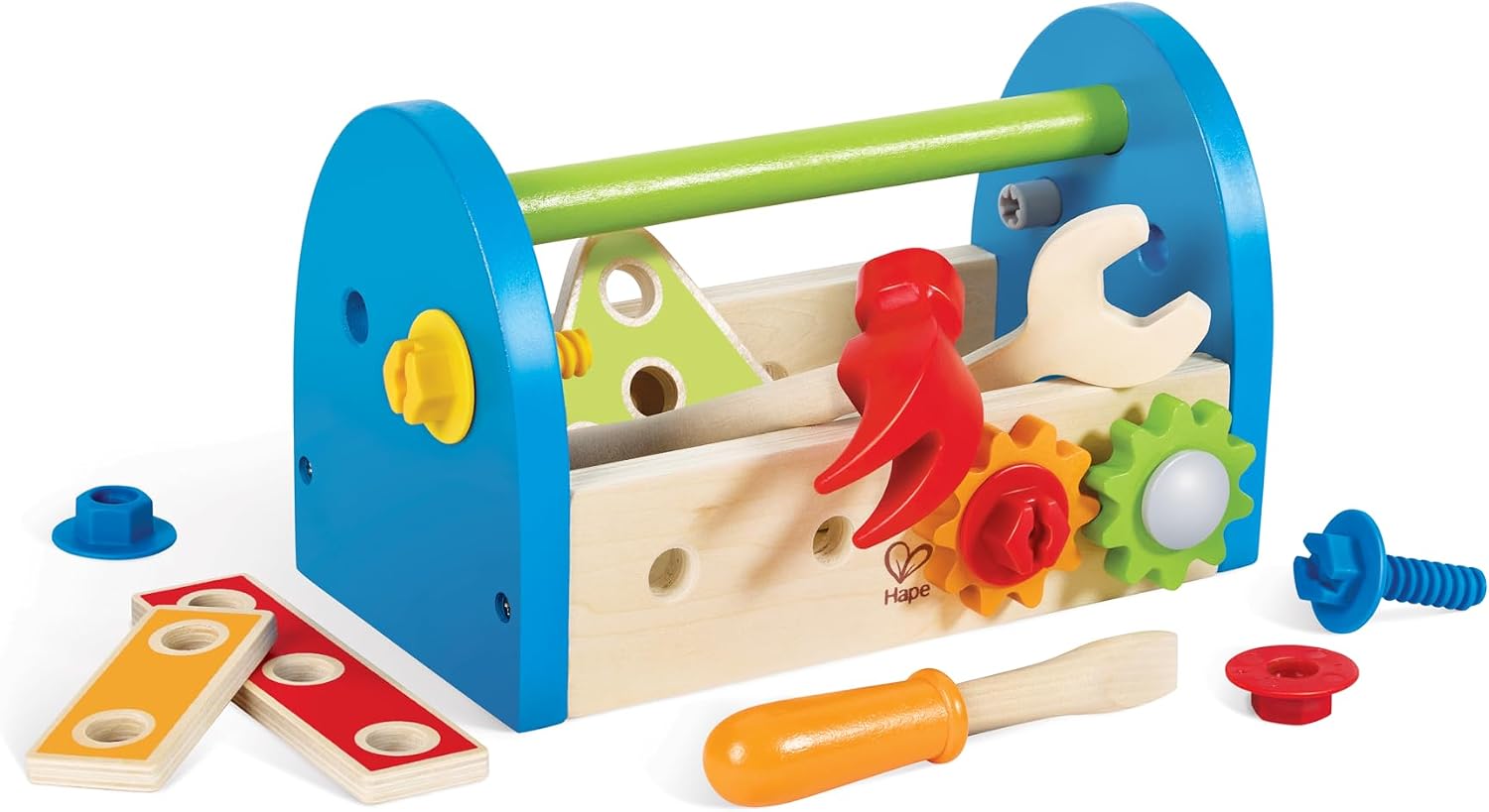 Detalle de Hape E3001 gereedschapskist met 17 onderdelen
