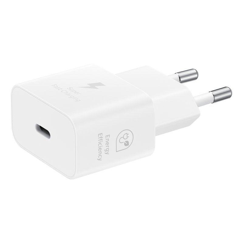 Detalle de Samsung EP-T2510NWEGWW cargador USB-C de 25 W blanco con PPS