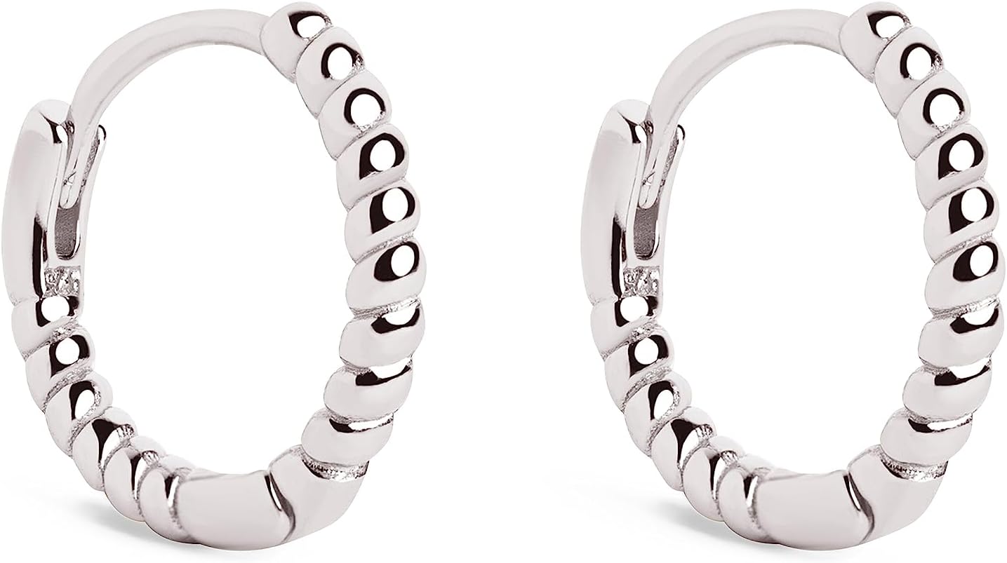Detalle de SINGULARU Pendientes Aro Twist 10 mm