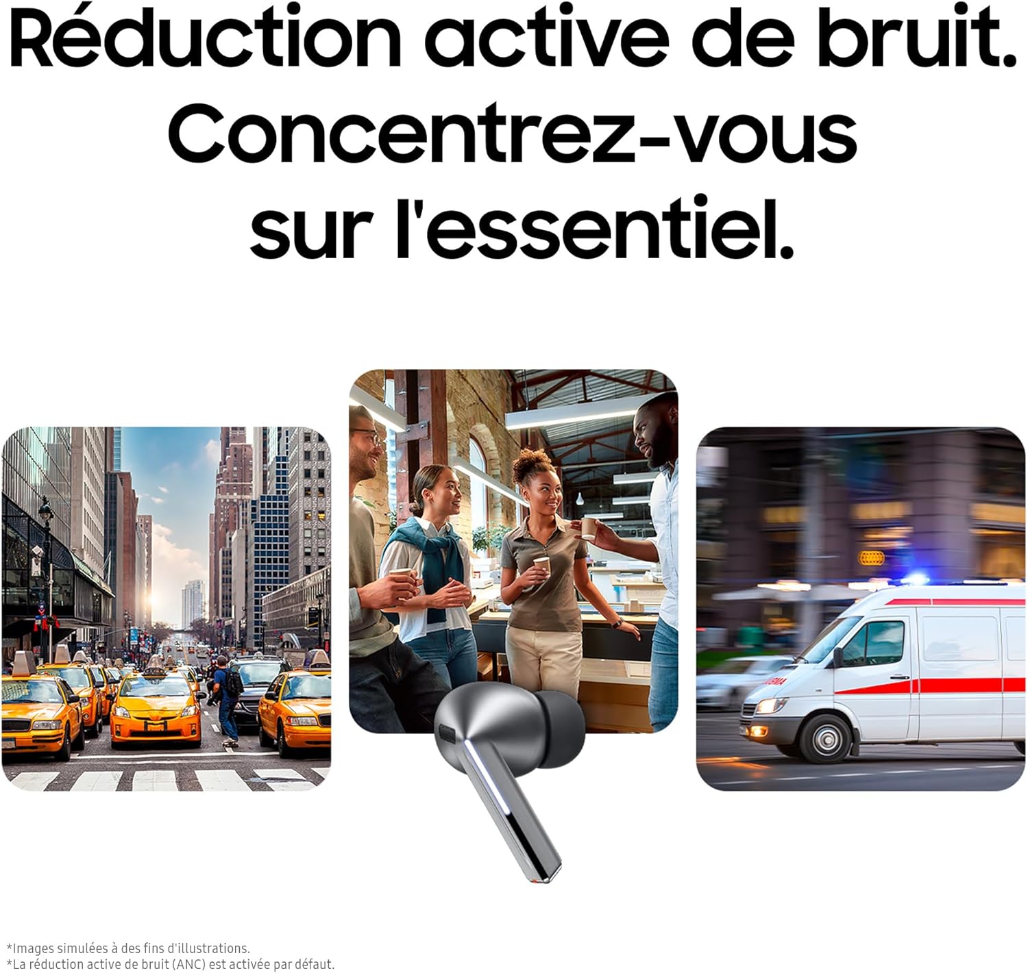 Thumbnail 6 de Samsung Galaxy Buds3 Pro (version FR) : écouteurs sans fil avec réduction active du bruit et Galaxy AI