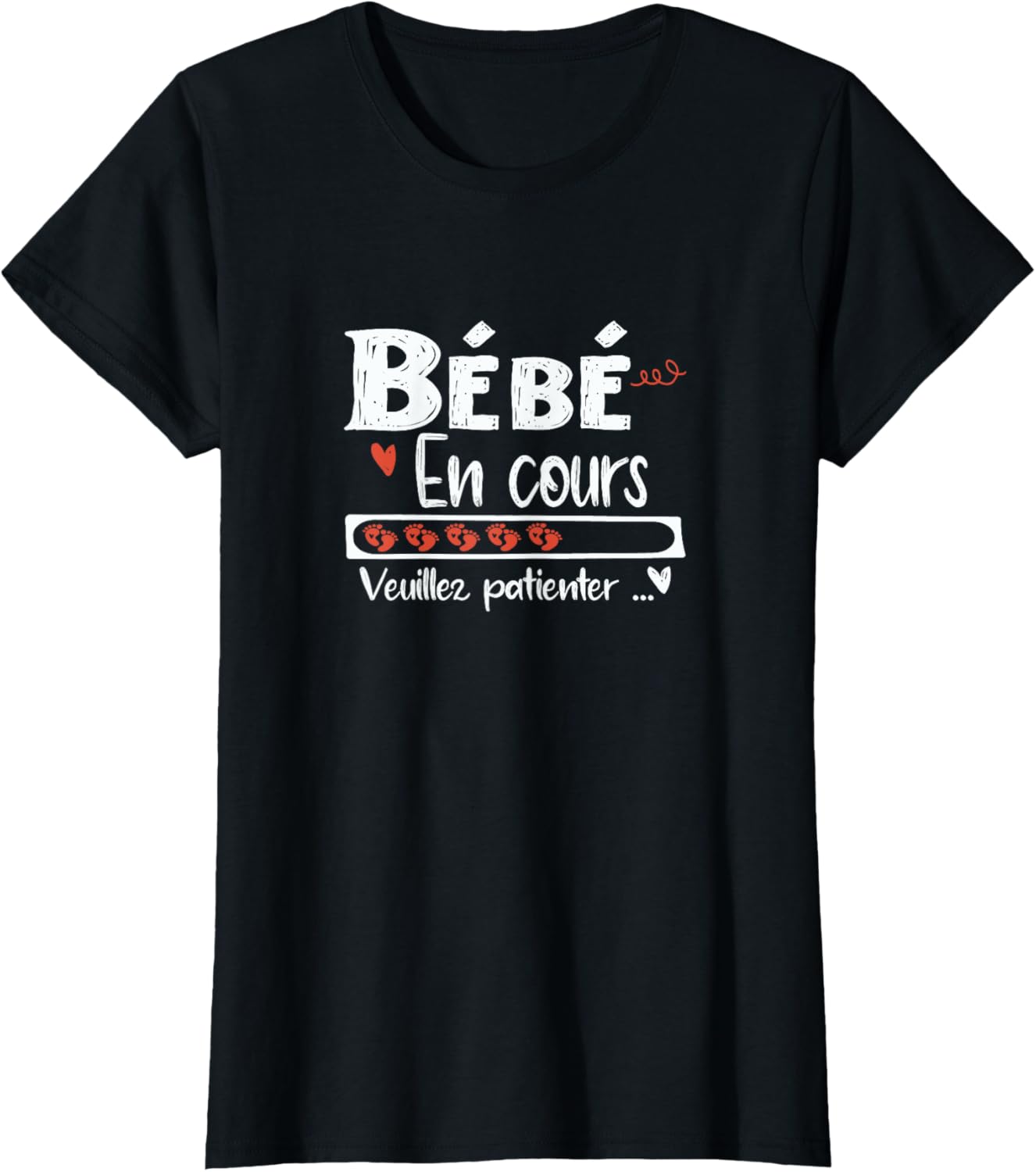 Detalle de Bébé en Cours – T-shirt annonce grossesse femme enceinte