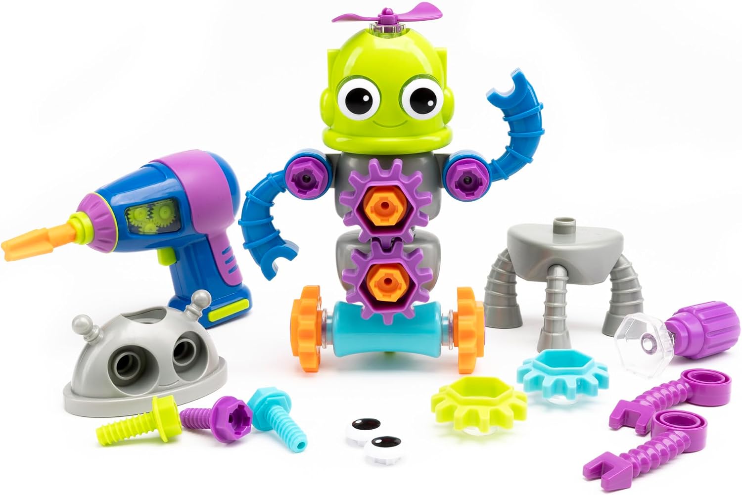 Thumbnail 3 de Educational Insights Design & Drill Workshop Robot Building Toy with Drill