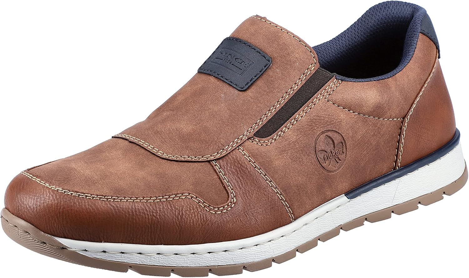Detalle de Rieker B2173 24 Men's Slipper, G 1/2 Width and Shock-Absorbing Sole