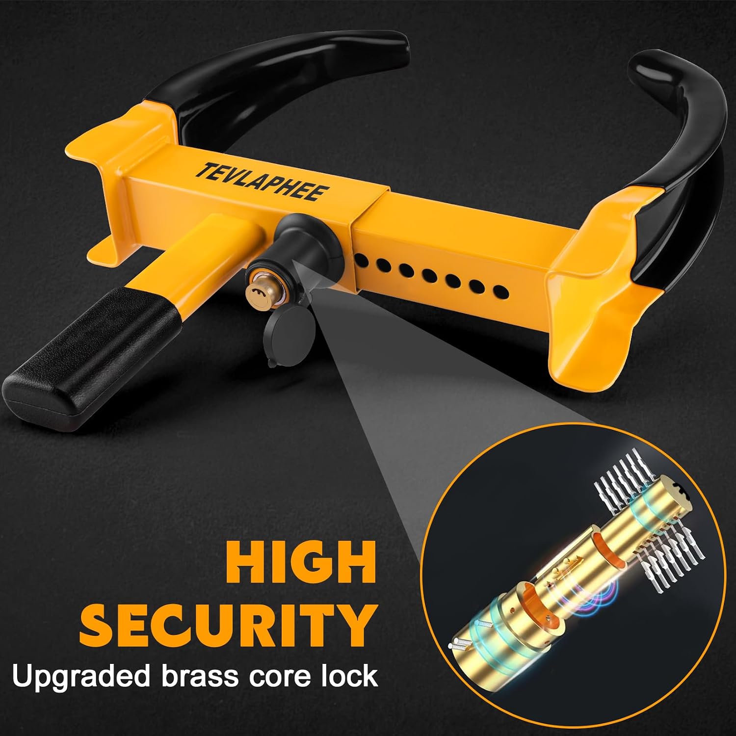Detalle 2 de Tevlaphee Wheel Clamp Lock 7–11