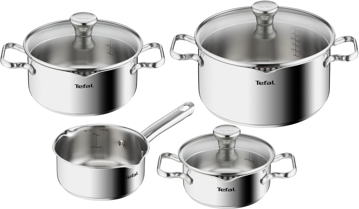 Detalle de Batterie de cuisine Tefal Duetto 7 pièces