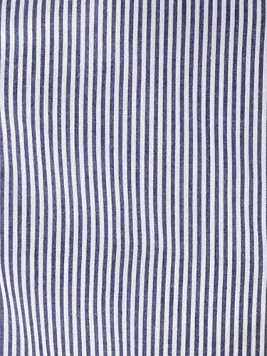 Detalle de Simple Joys by Carter's Long-Sleeve Woven Shirt Camisas rayas azul marino, 5