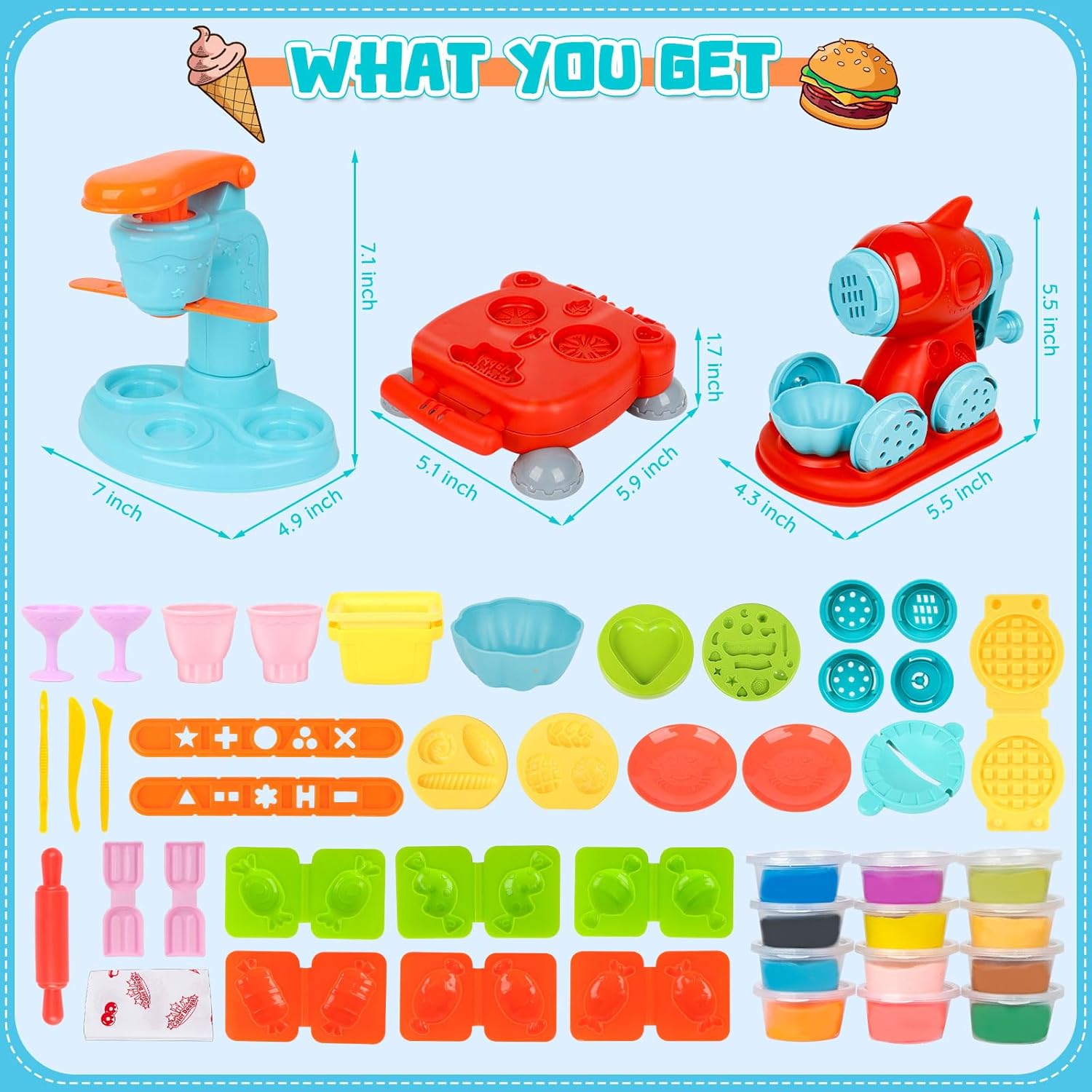 Thumbnail 2 de Jovicos Dough Tools Set for Kids