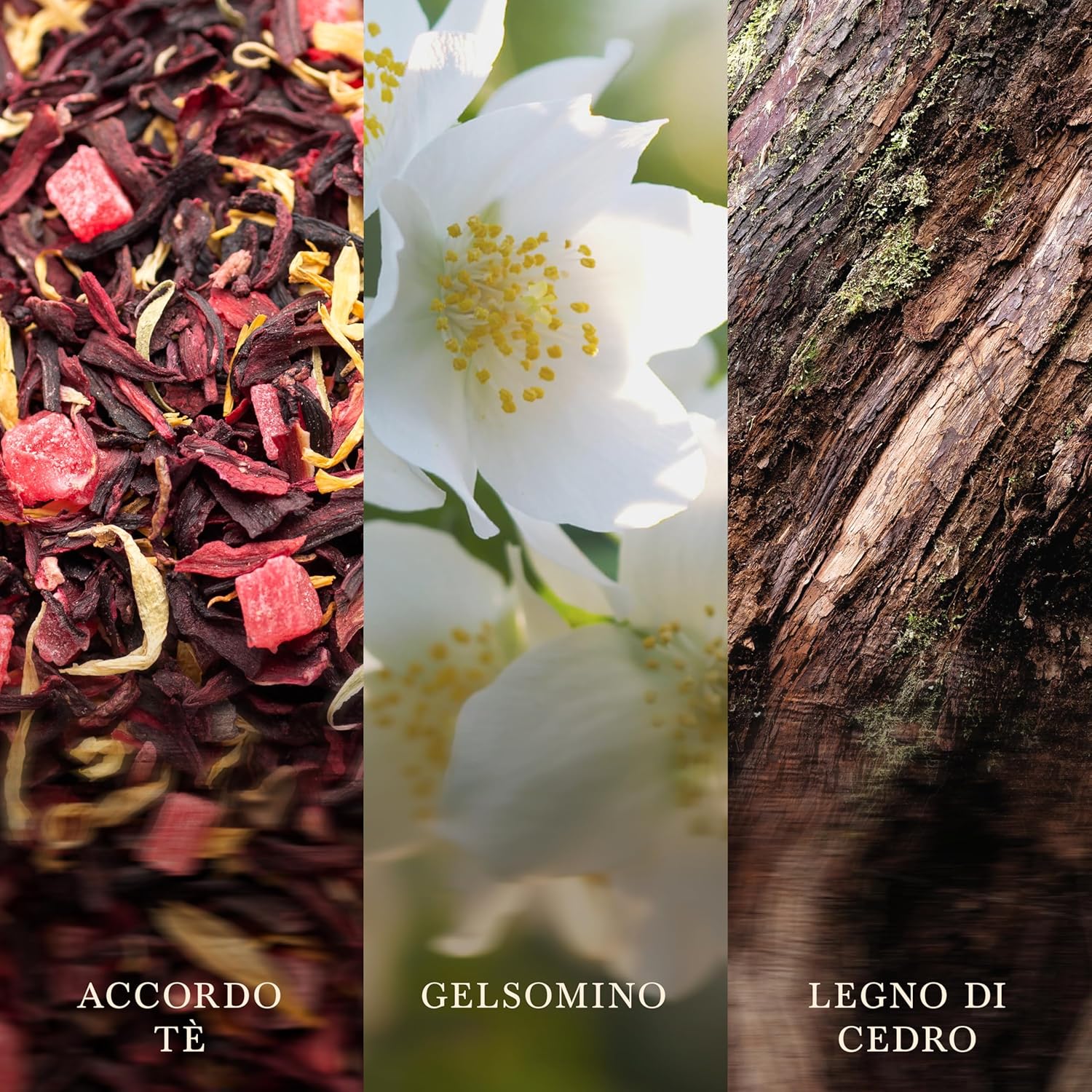 Detalle de WoodWick Candela profumata Hourglass media White Tea & Jasmine con stoppino crepitante