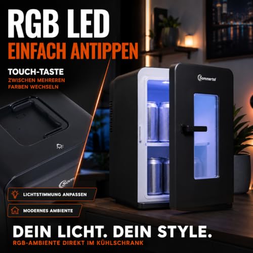 Detalle de Sommertal Mini-Kühlschrank 15 l