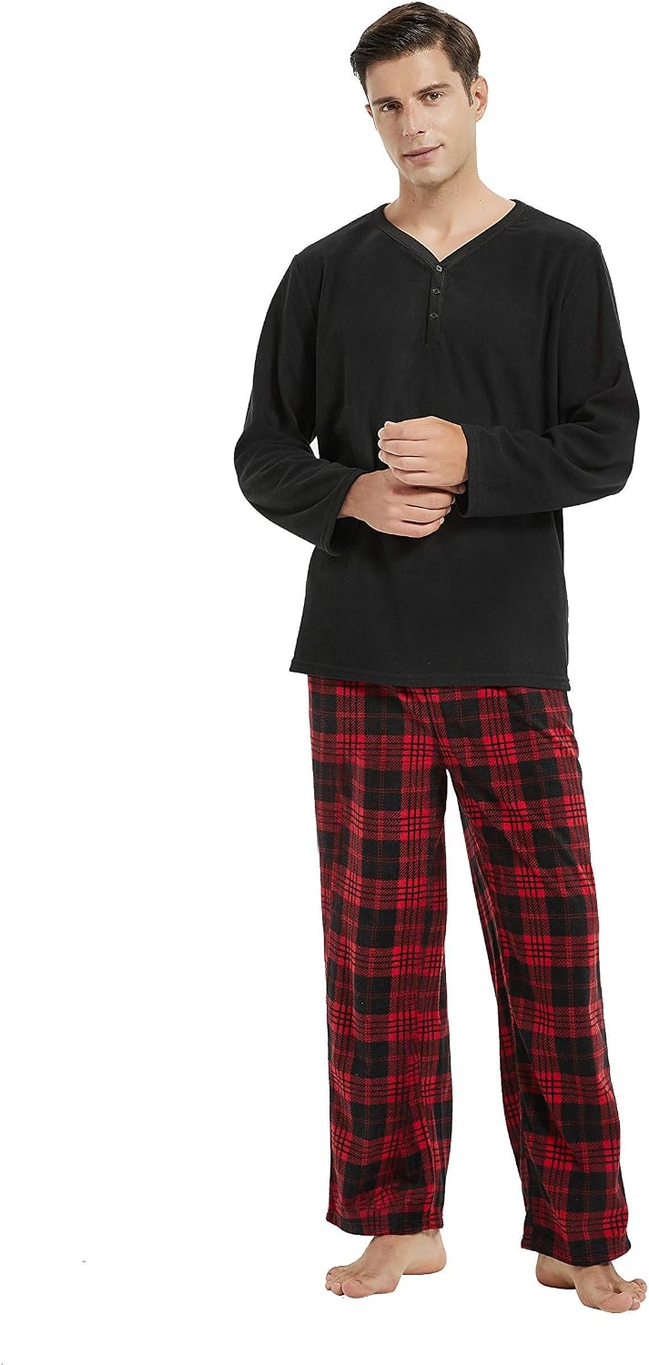 Thumbnail 4 de U2SKIIN Couple Plaid Pajama Sets for Men and Women, Soft and Warm