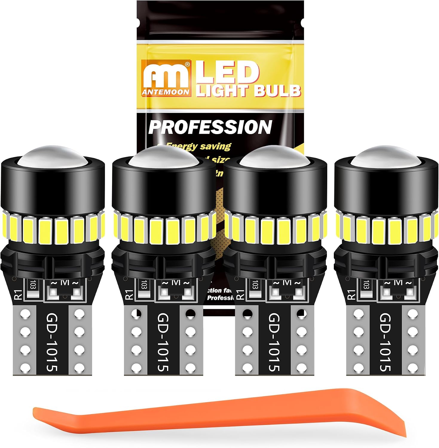Detalle de ANTEMOON T10 W5W LED 6500K 4 piezas