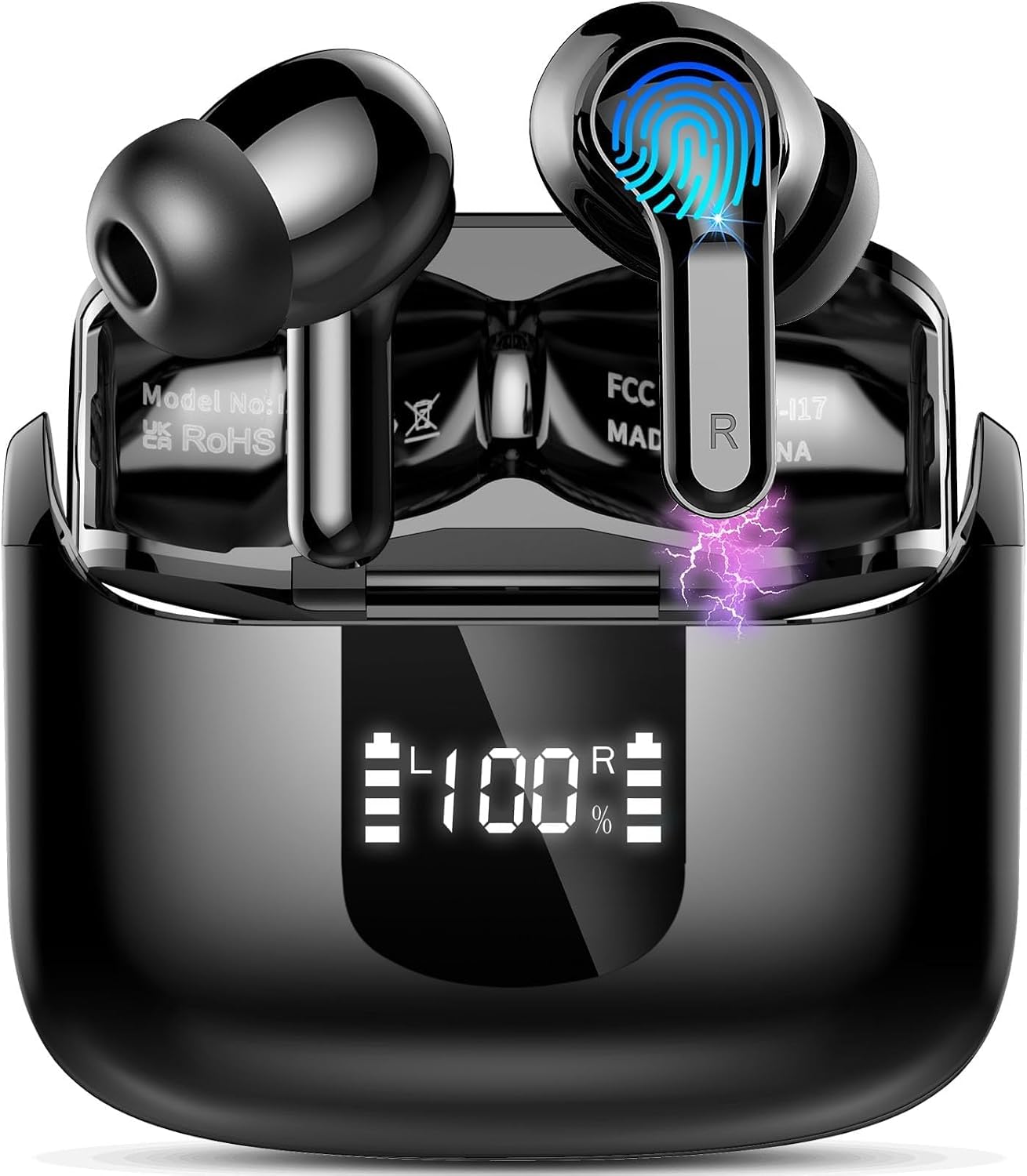 Detalle de Wireless Earbuds with Bluetooth 5.4, 40H playback