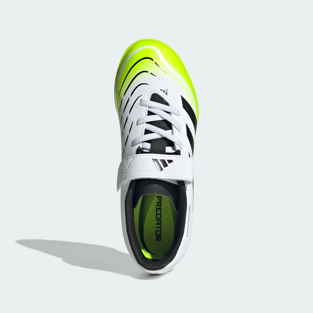 Detalle de Botas de fútbol Predator Club con correa autoadherente para césped artificial (niño) – Adidas