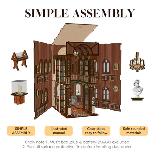 Detalle de LUMYCE Kit de Casas en Miniatura con Luces LED 🏡