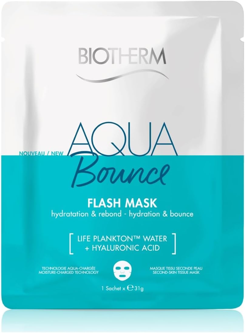 Biotherm Aqua Bounce Flash Mask – Masque Tissu Hydratation Flash & Rebond Instantané
