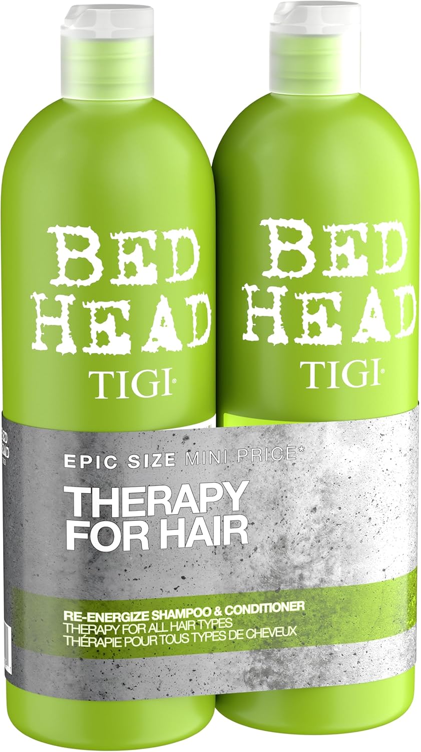 Detalle de Bed Head by TIGI Re‑Energise Pack 2x750 ml