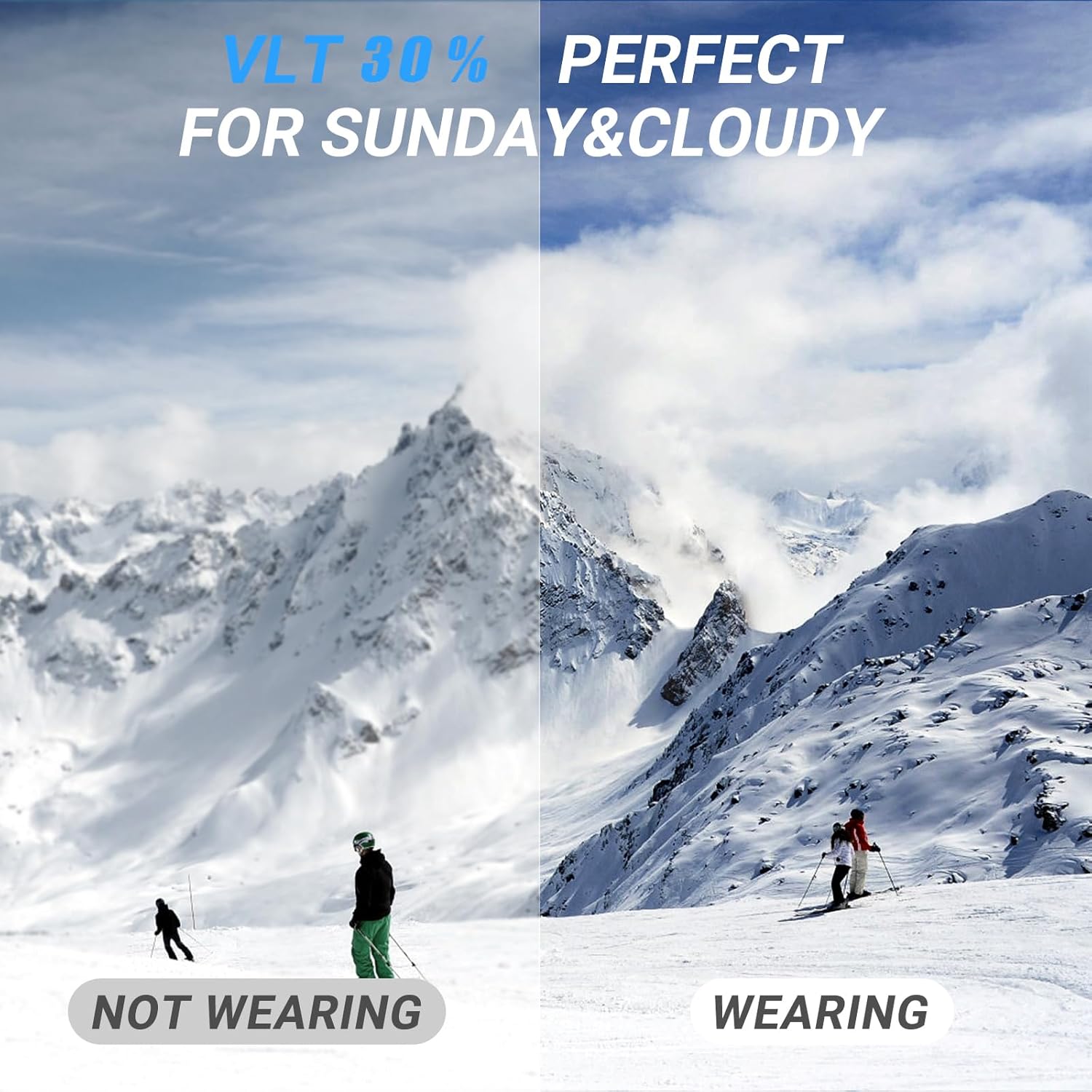 Thumbnail 1 de SPEEDEVE Occhiali da Sci Maschera da Snowboard OTG con protezione UV e anti-nebbia
