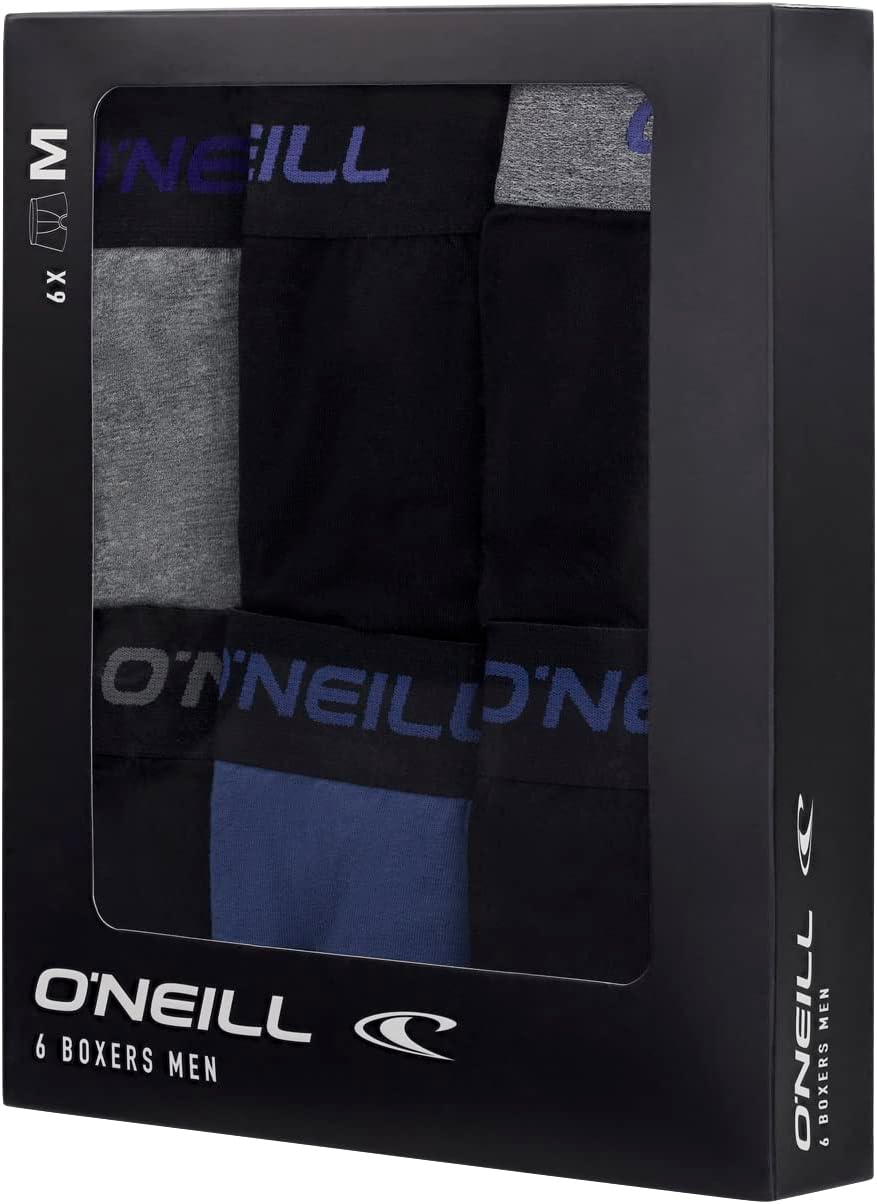 Thumbnail 4 de O'Neill Boxershorts Herren 6er Pack Baumwolle Uni – Basic Trunk