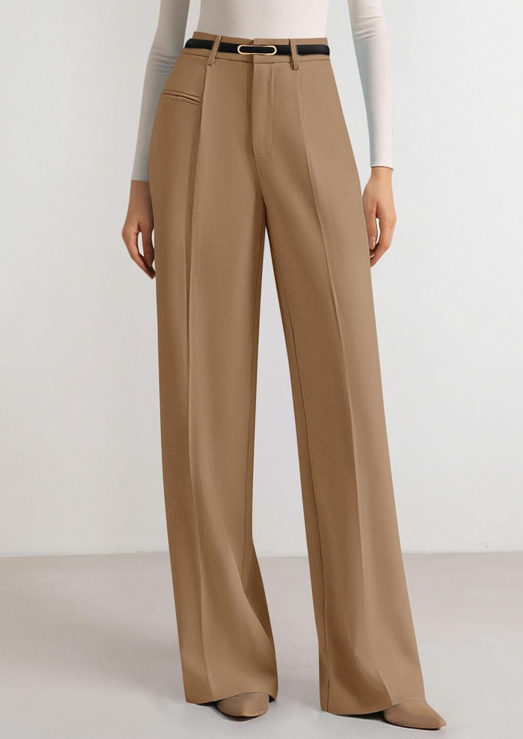 Thumbnail 5 de PRETTYGARDEN Women's Wide Leg Dress Pants: 2026 Business Casual Palazzo Pants, High Waisted, Tummy Control