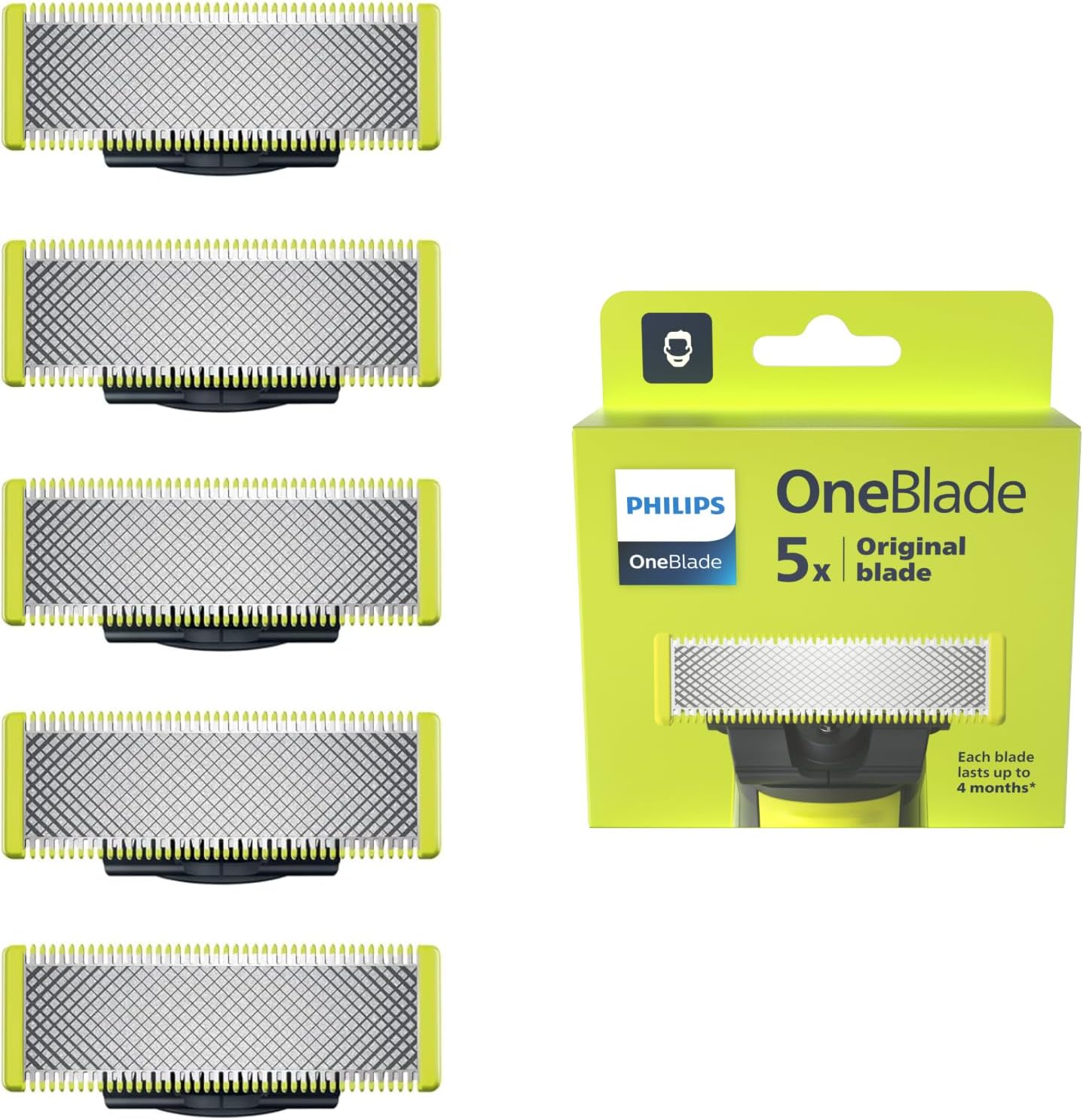 Philips OneBlade Ersatzklingen 5er-Pack 🪒