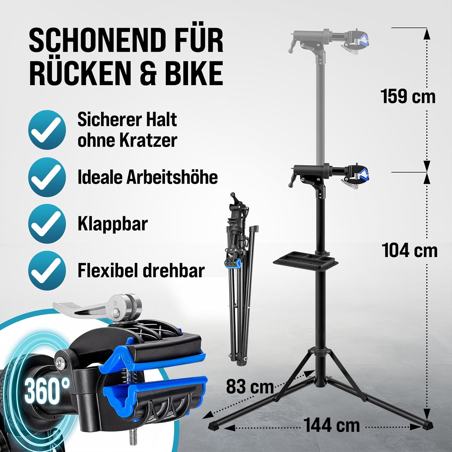 Thumbnail 2 de MONZANA Fahrradmontageständer Set 50 kg