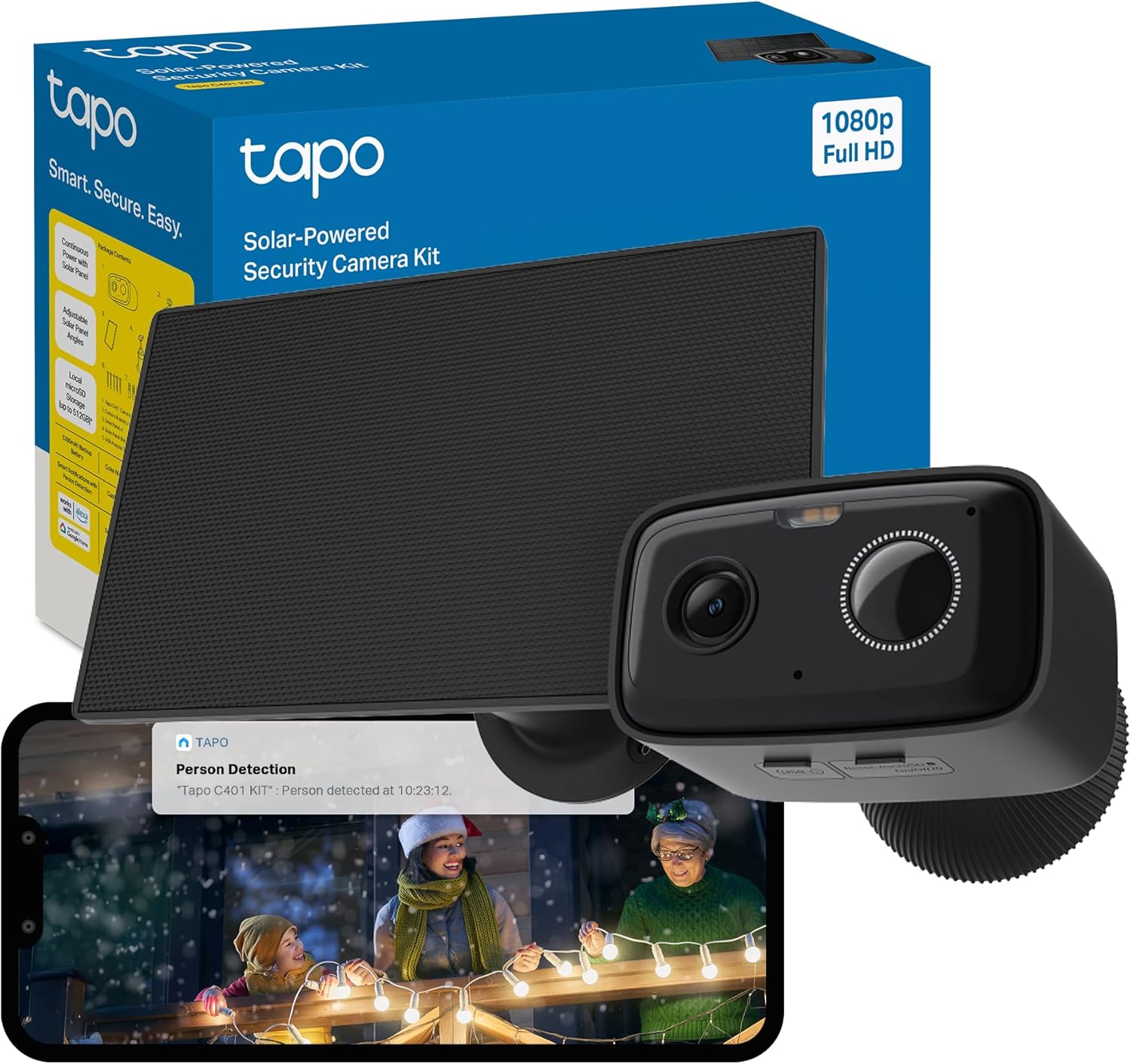 Detalle de Tapo C401 KIT 2MP Solar Security Camera