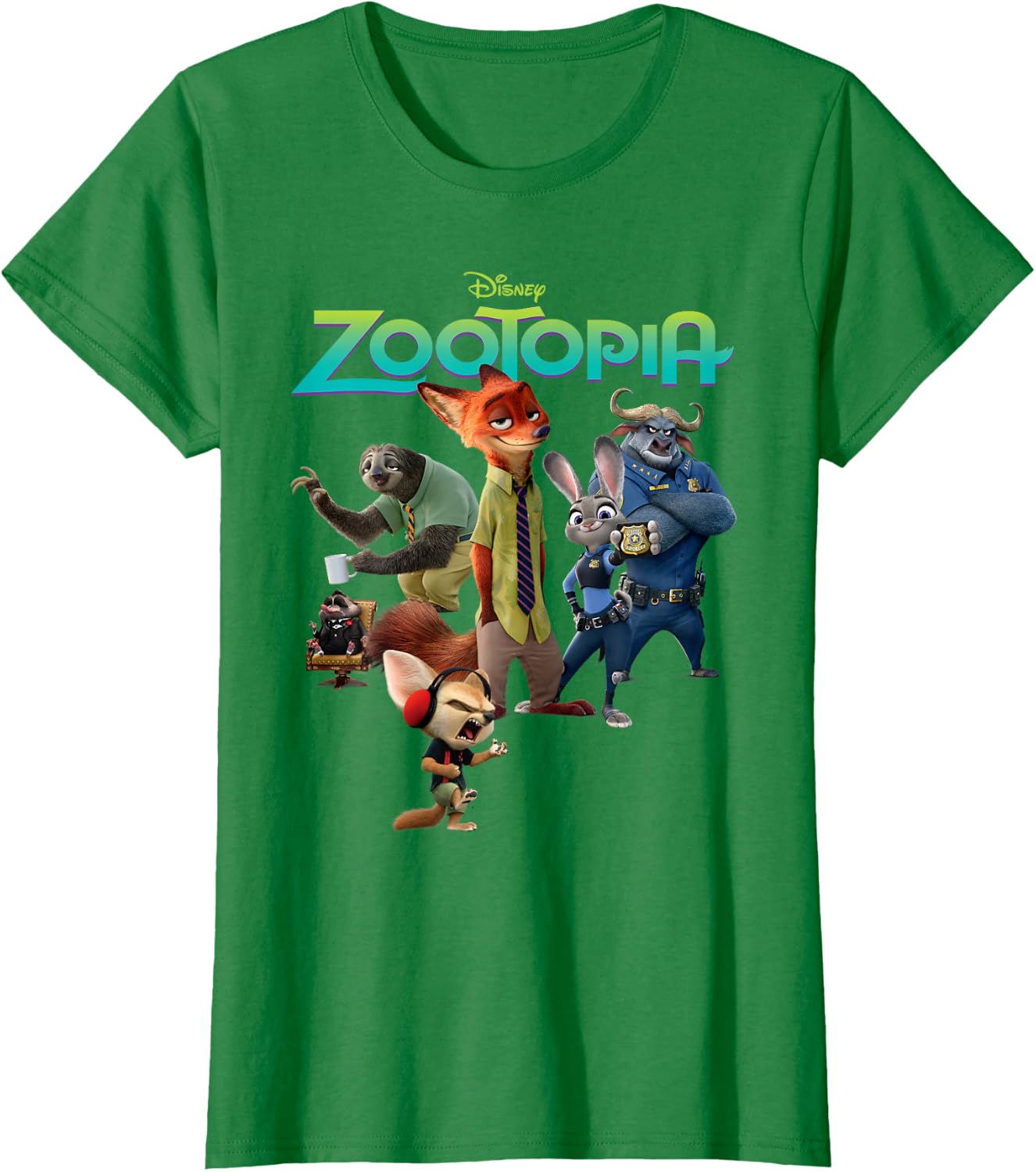 Thumbnail 3 de Disney Zootropolis T-shirt Logo et personnages