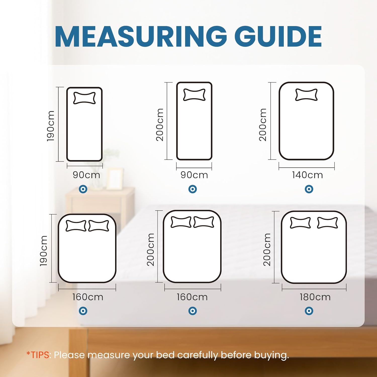 Thumbnail 5 de Ystyle protège-matelas imperméable 140x200 cm anti-acariens (jusqu’à 30 cm), matelassé lavable rose