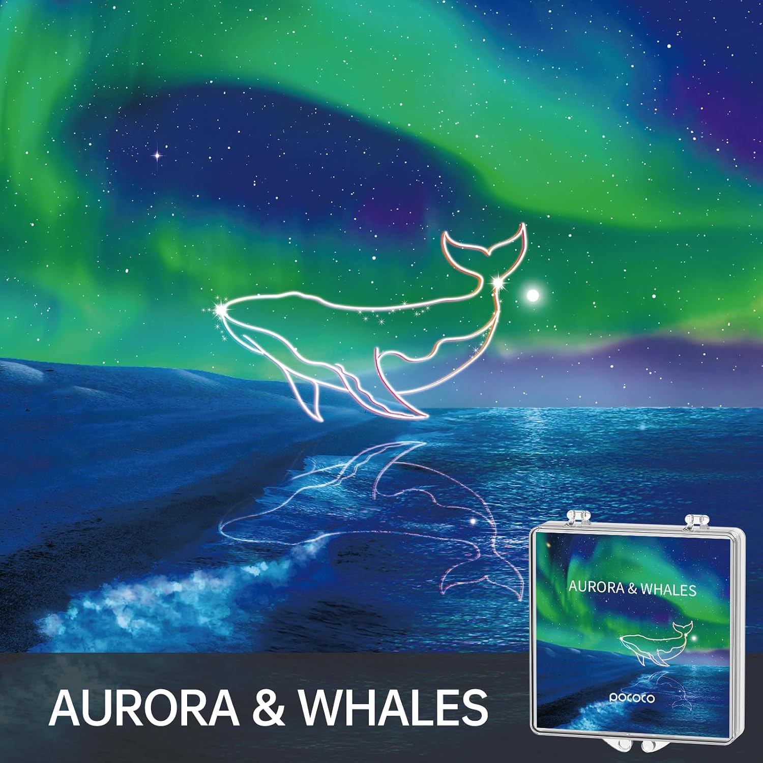 Detalle 2 de Aurora & Tiefsee Scheiben für POCOCO Galaxy Projektor 5K Ultra HD