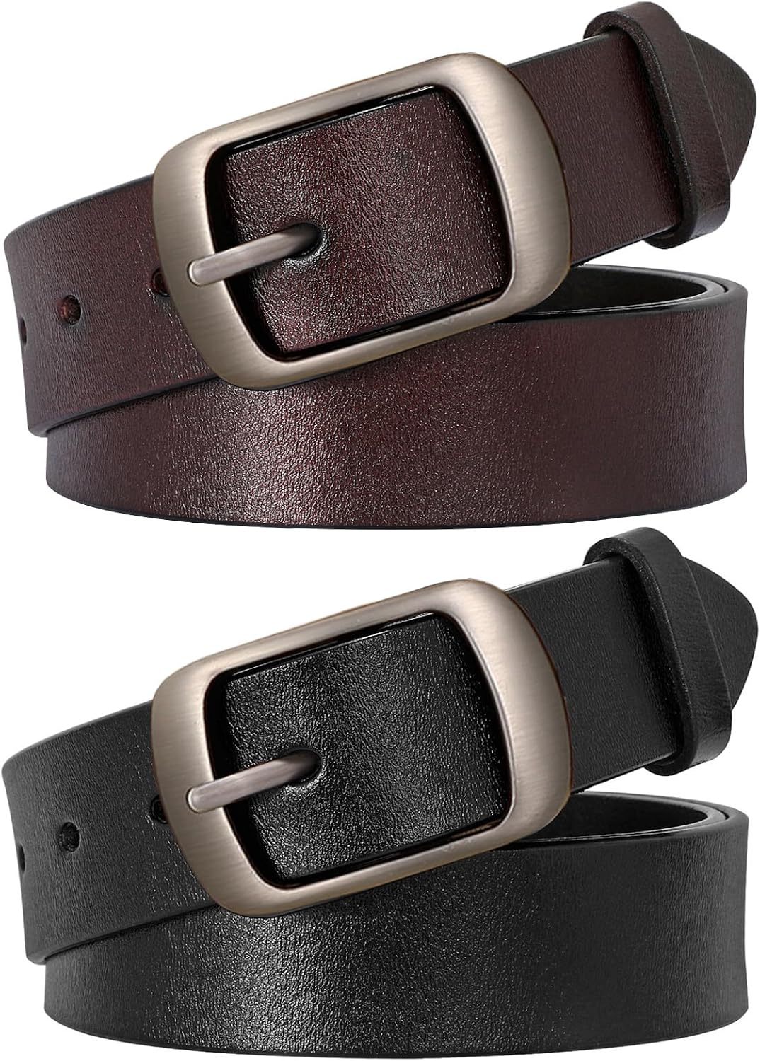 Detalle de SUOSDEY Women's Belt, 1.3-Inch Width