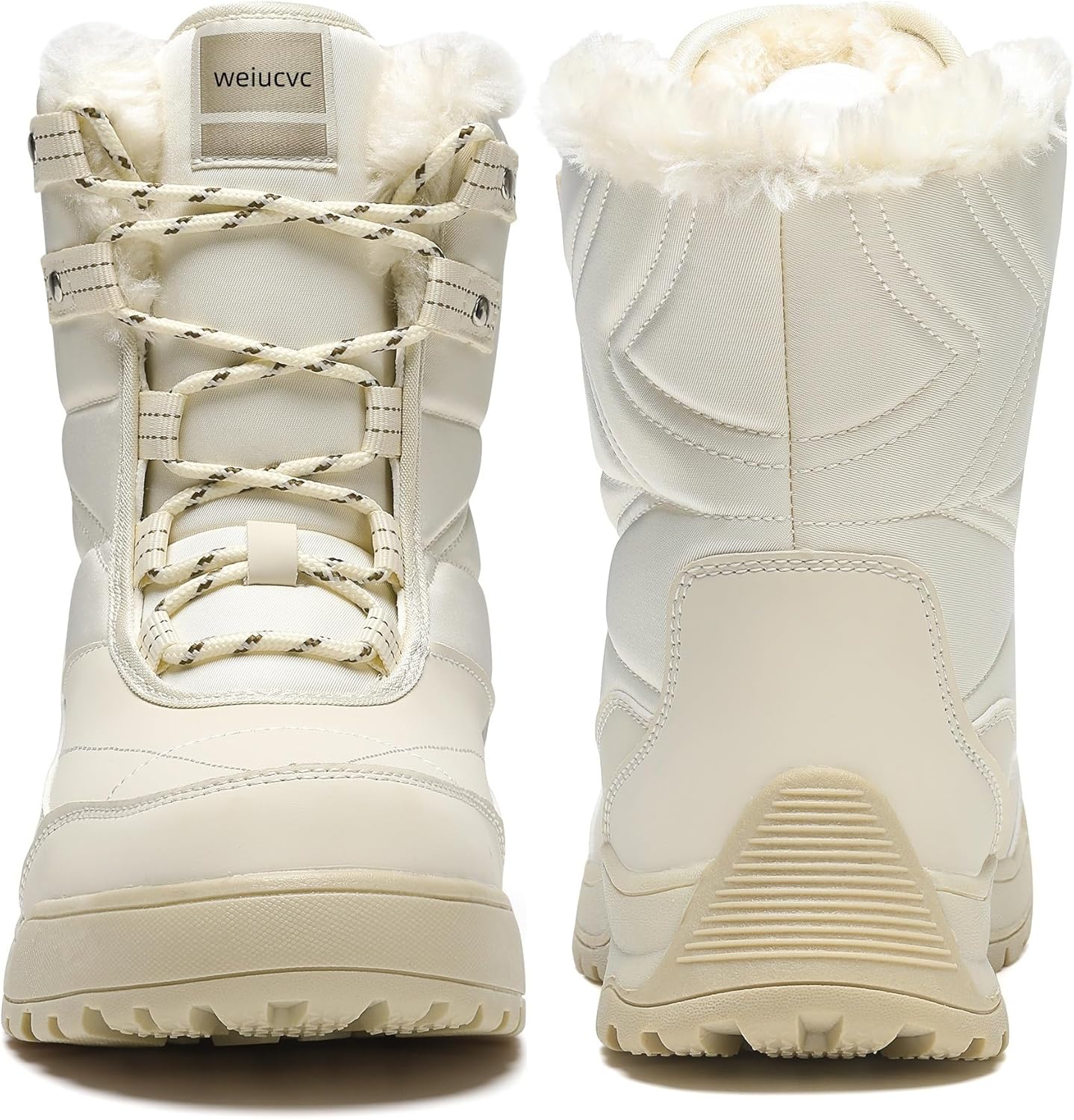 Thumbnail 6 de weiucvc Damen Winterstiefel – leichte warme Schneestiefel mit rutschfester Outdoor-Sohle