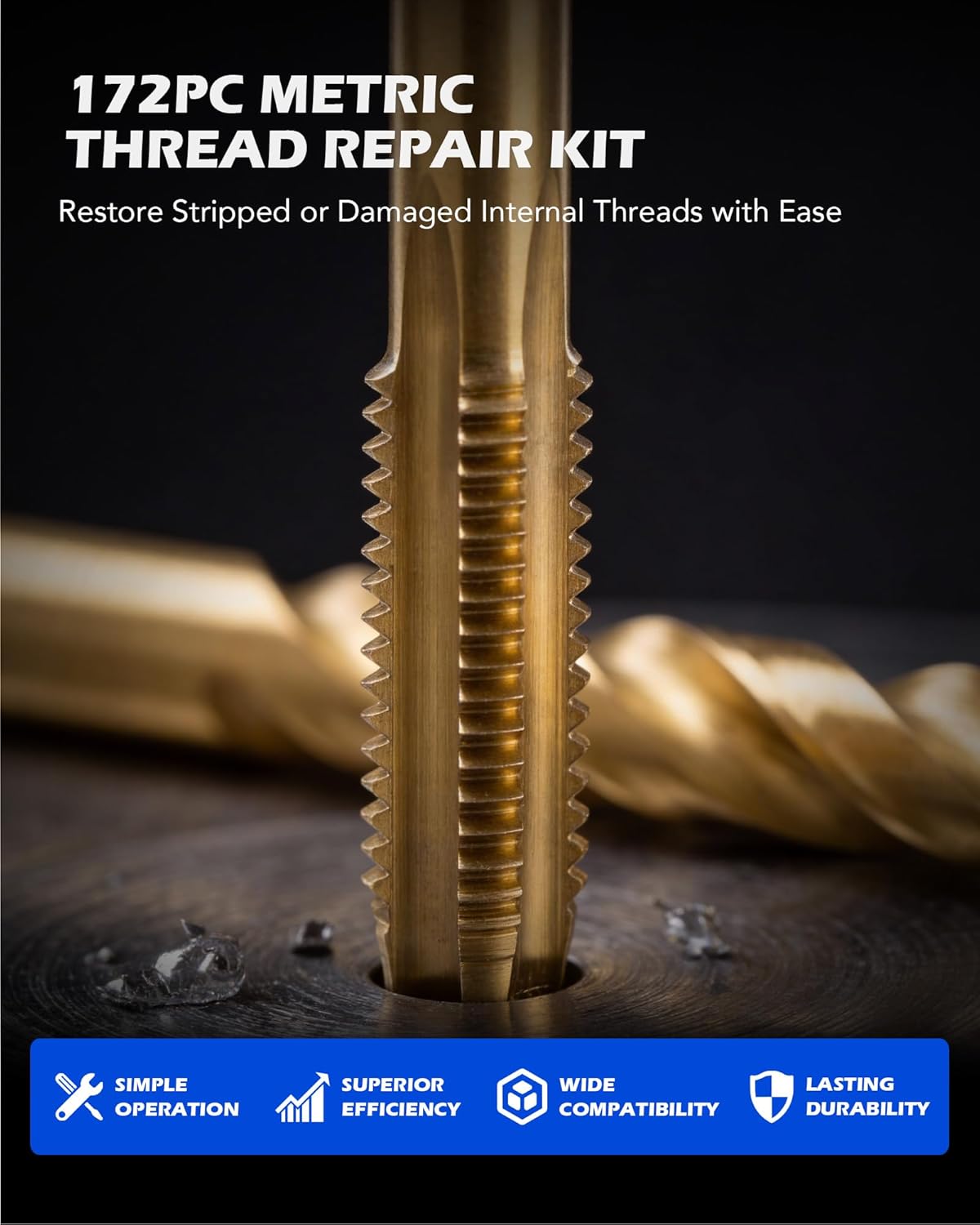 Detalle 2 de Orion Motor Tech Thread Repair Kit M5–M12
