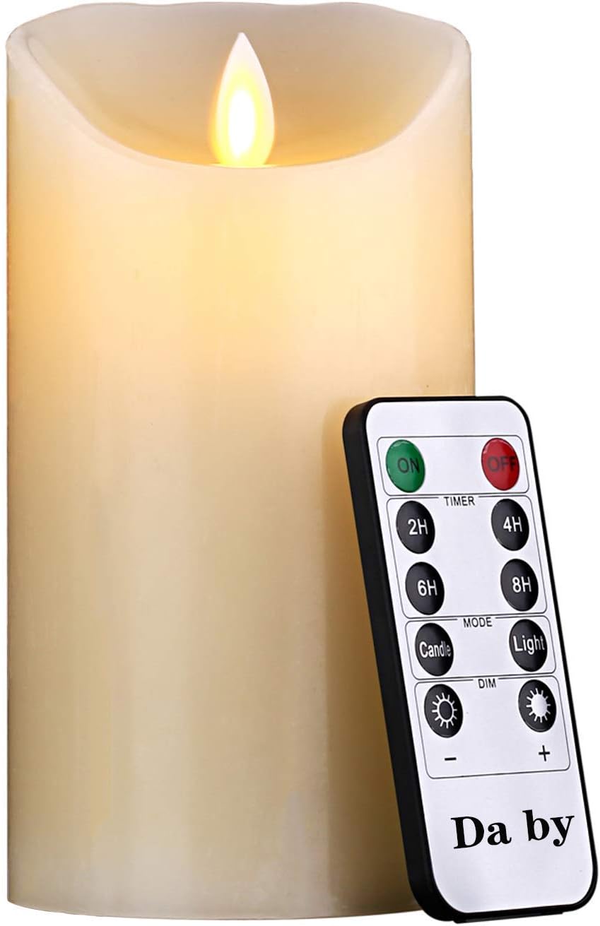 Detalle de Da Flameless Candles 15cm Dancing LED wick, remote-controlled 🕯