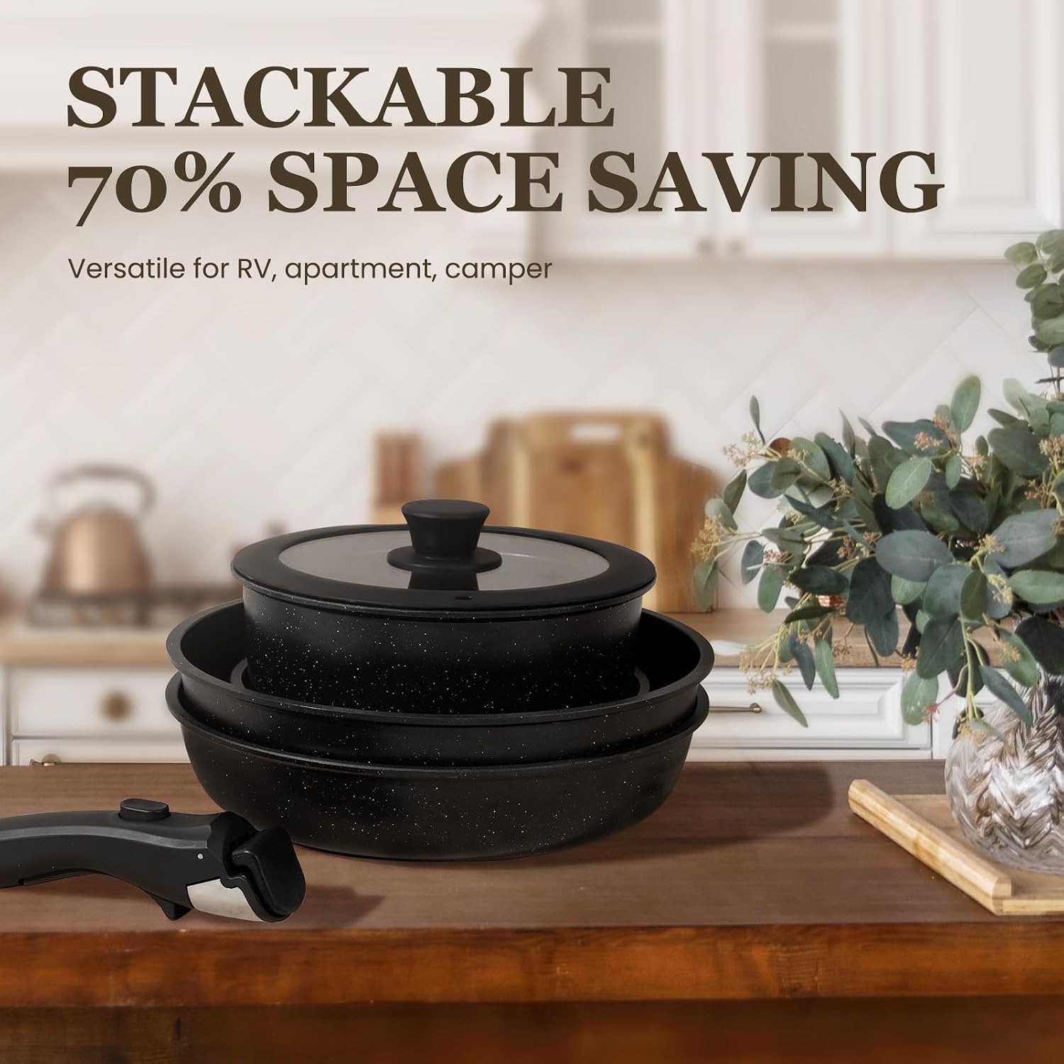 Thumbnail 5 de KIKCOIN 24-Piece Nonstick Cookware Set